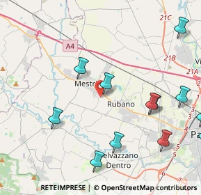 Mappa Via Giovanni Falcone, 35035 Mestrino PD, Italia (5.38)