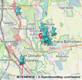 Mappa Via della Boscana, 20068 Peschiera Borromeo MI, Italia (1.28833)