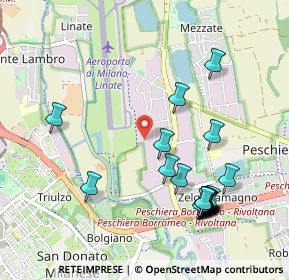 Mappa Via della Boscana, 20068 Peschiera Borromeo MI, Italia (1.119)