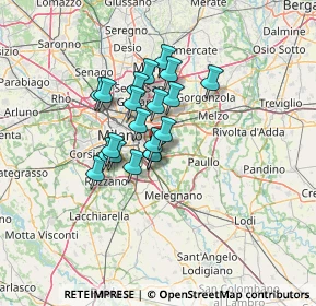 Mappa Via della Boscana, 20068 Peschiera Borromeo MI, Italia (9.268)