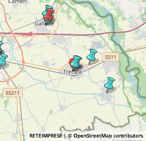 Mappa Vicolo del Carmine, 28069 Trecate NO, Italia (6.65)