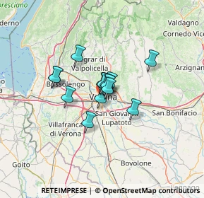 Mappa 37100 Verona VR, Italia (7.51143)