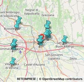 Mappa 37100 Verona VR, Italia (6.572)