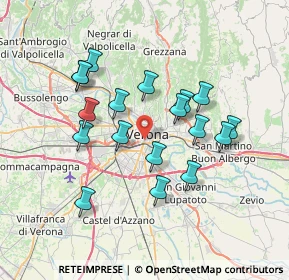 Mappa 37100 Verona VR, Italia (6.5)