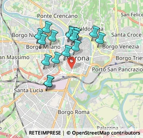 Mappa 37100 Verona VR, Italia (1.55882)