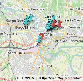 Mappa 37100 Verona VR, Italia (1.36842)