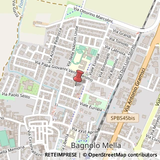 Mappa Via Giuseppe Di Vittorio,  9, 25021 Bagnolo Mella, Brescia (Lombardia)