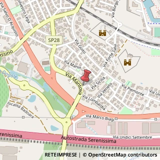 Mappa Via Salvi, 28, 37019 Peschiera del Garda, Verona (Veneto)
