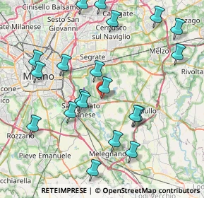 Mappa Via Carlo Goldoni, 20068 Peschiera Borromeo MI, Italia (8.958)