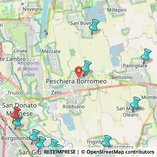 Mappa Via Lodovico Ariosto, 20068 Peschiera Borromeo MI, Italia (3.72818)