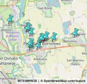 Mappa Via Carlo Goldoni, 20068 Peschiera Borromeo MI, Italia (1.36417)