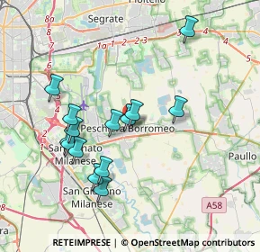 Mappa Via Carlo Goldoni, 20068 Peschiera Borromeo MI, Italia (3.53214)