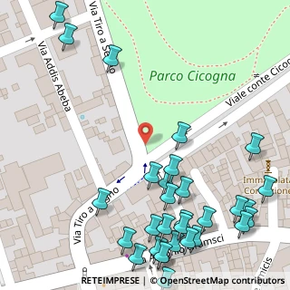 Mappa Via Tiro a Segno, 28069 Trecate NO, Italia (0.09)