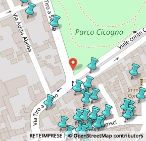 Mappa Via Parini, 28069 Trecate NO, Italia (0.09)