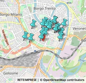 Mappa Via Locatelli, 37122 Verona VR, Italia (0.6415)