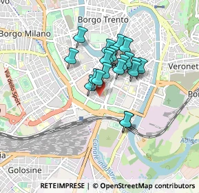 Mappa Via Locatelli, 37122 Verona VR, Italia (0.6065)