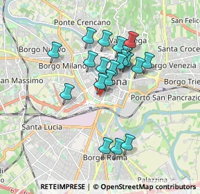 Mappa Via Locatelli, 37122 Verona VR, Italia (1.478)