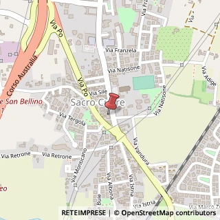 Mappa Via Sacro Cuore, 15, 35135 Padova, Padova (Veneto)
