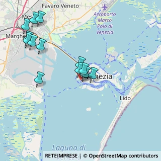 Mappa Canale scomenzera magazzino, 30135 Venezia VE, Italia (3.98429)