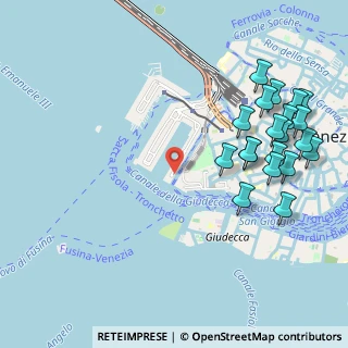 Mappa Canale scomenzera magazzino, 30135 Venezia VE, Italia (1.2585)