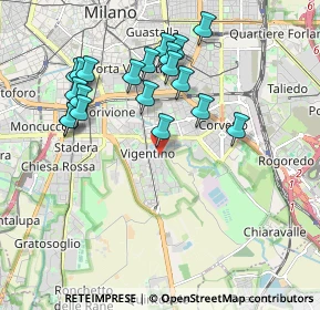 Mappa Via dell'Assunta, 20141 Milano MI, Italia (1.923)