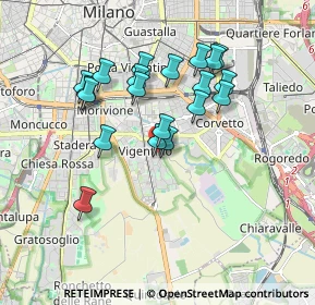 Mappa Via dell'Assunta, 20141 Milano MI, Italia (1.5945)