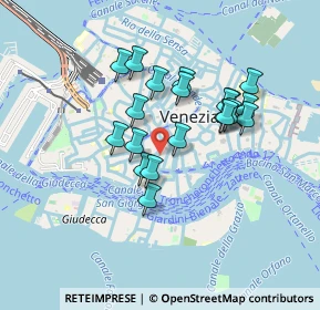 Mappa Campo Santo Stefano, 30124 Venezia VE, Italia (0.7265)
