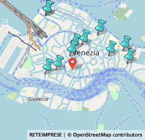 Mappa Campo Santo Stefano, 30124 Venezia VE, Italia (1.00727)