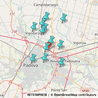 Mappa Cavalcavia Mortise, 35129 Padova PD, Italia (3.11333)