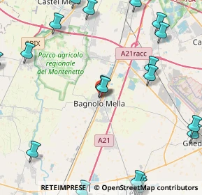 Mappa Via Luigi Sturzo, 25021 Bagnolo Mella BS, Italia (6.2225)