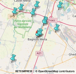 Mappa Via Luigi Sturzo, 25021 Bagnolo Mella BS, Italia (4.22364)
