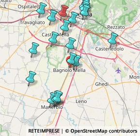 Mappa Via Luigi Sturzo, 25021 Bagnolo Mella BS, Italia (8.752)