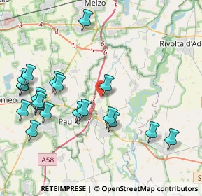 Mappa Piazza Libertà, 26833 Merlino LO, Italia (4.627)