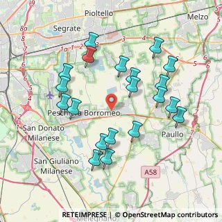 Mappa Via Cristoforo Colombo, 20060 Mediglia MI, Italia (3.8435)