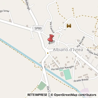 Mappa Via XX Settembre, 7, 10010 Albiano d'Ivrea, Torino (Piemonte)