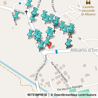 Mappa Via XX Settembre, 10010 Albiano D'ivrea TO, Italia (0.11786)
