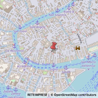 Mappa Campiello de la Feltrina San Marco, 2513, 30124 Venezia, Venezia (Veneto)