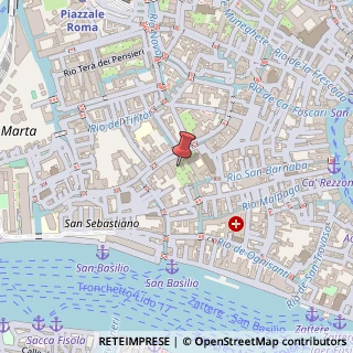 Mappa Sestiere Dorsoduro, 2898, 30123 Venezia, Venezia (Veneto)