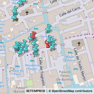 Mappa Calle del Caffettier, 30124 Venezia VE, Italia (0.05789)