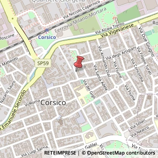 Mappa Piazza Francesco Petrarca, 5, 20094 Corsico, Milano (Lombardia)