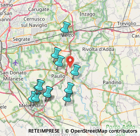 Mappa 26833 Merlino LO, Italia (7.7475)