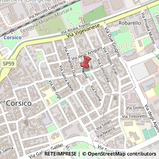 Mappa Via fiume, 20094 Corsico, Milano (Lombardia)