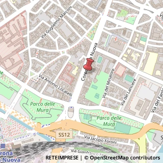 Mappa Corso Porta Nuova, 107, 37122 Verona, Verona (Veneto)