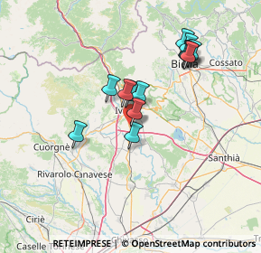 Mappa Via Cuneo, 10015 Ivrea TO, Italia (12.03615)