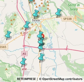 Mappa Via Cuneo, 10015 Ivrea TO, Italia (3.78091)