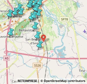 Mappa Via Cuneo, 10015 Ivrea TO, Italia (2.669)