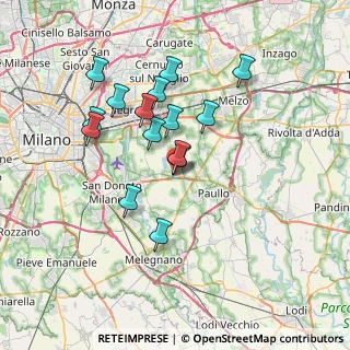 Mappa Via G. Mameli, 20090 Pantigliate MI, Italia (6.38133)
