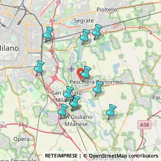 Mappa Via Luigi Einaudi, 20068 Milano MI, Italia (3.70636)