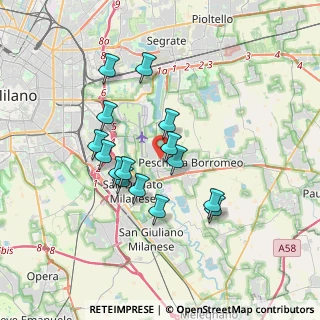 Mappa Via Luigi Einaudi, 20068 Milano MI, Italia (3.02733)