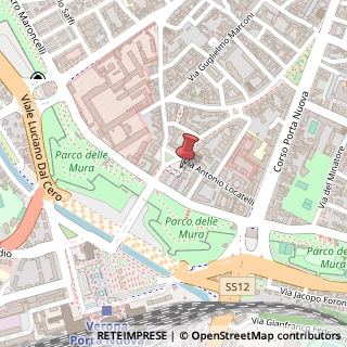 Mappa Piazza Renato Simoni, 38, 37122 Verona, Verona (Veneto)